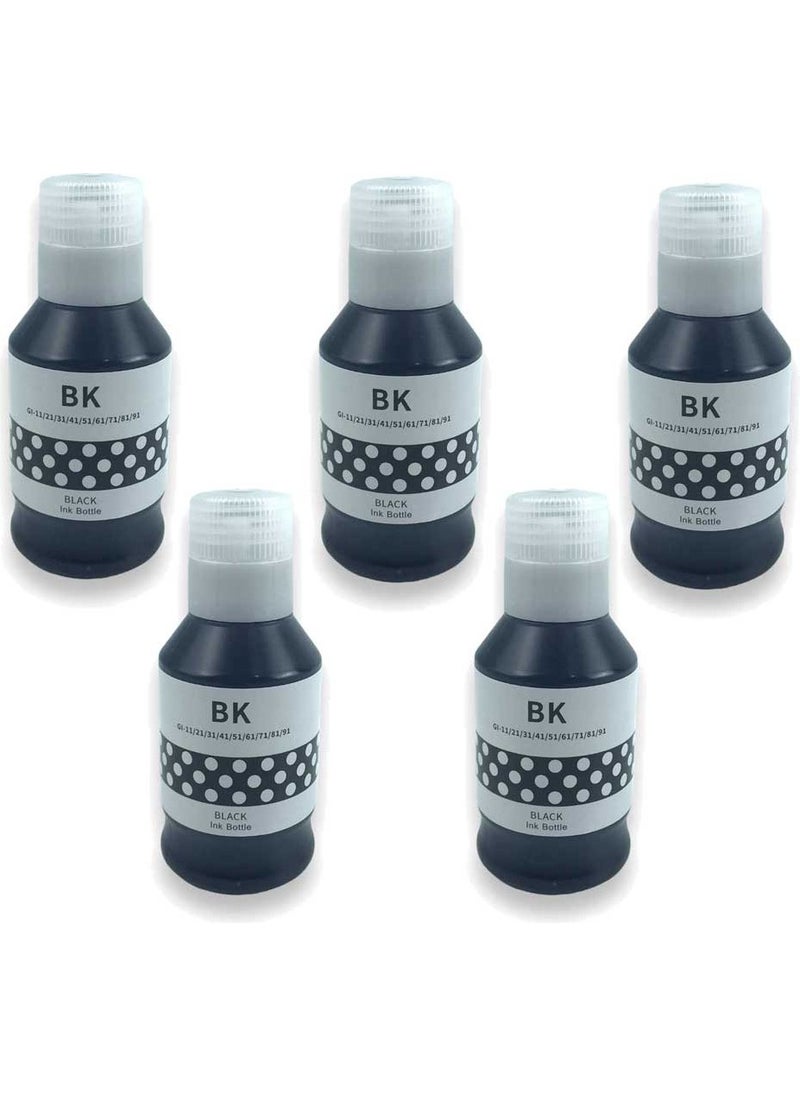 Ekoset Canon G3420 G3430 G3460 Black Compatible Ink Set of 5  - Image 1