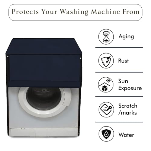 Star Weaves Front Load Washing Machine Cover Compatible for LG FH096WDL24 6.5kg Waterproof - Blue - FLBIMBL - Image 4
