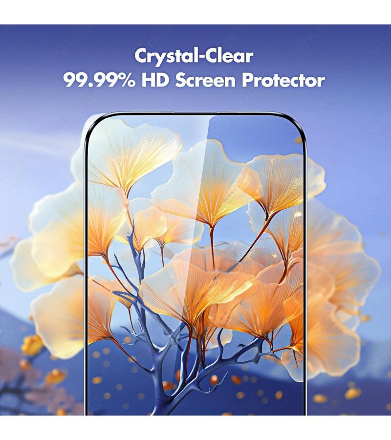 2 Pack HD Tempered Glass Screen Protector Clear Crystal Clarity 9H Hardness Bubble Free Case Friendly Anti Scratch For iPhone 17 Pro - Image 4
