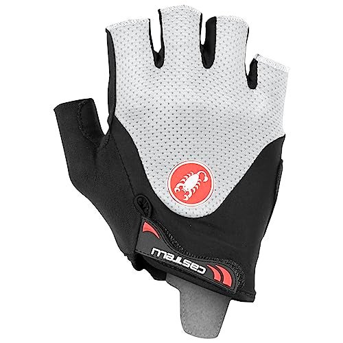 CASTELLI Men's Arenberg Gel 2 Glove for Road and Gravel Biking l Cycling - Black/Ivory - Large - Image 4