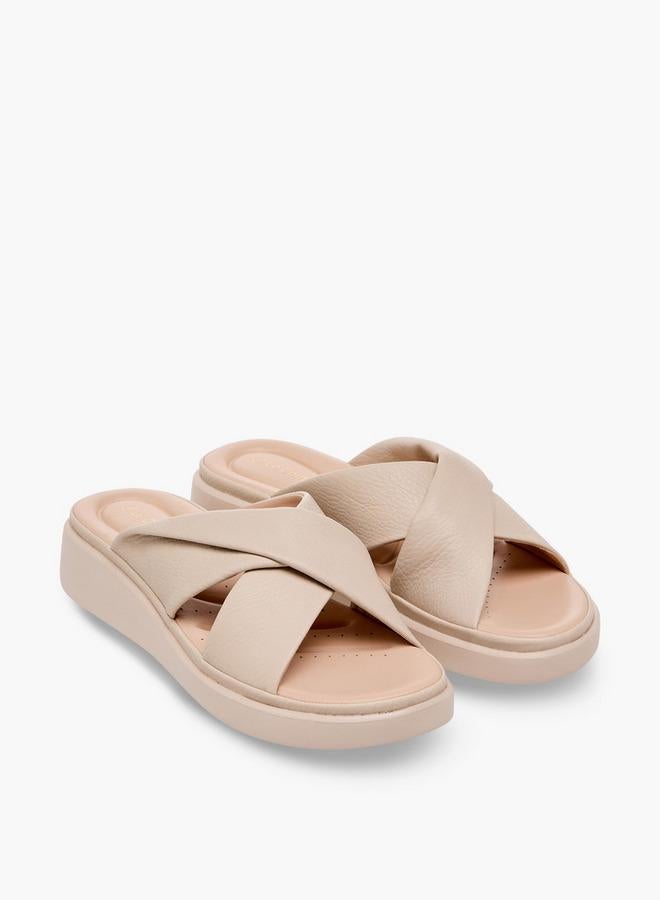 Le Confort Women Cross Strap Wedge Sandals - Image 3