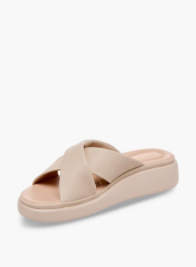 Le Confort Women Cross Strap Wedge Sandals - Image 4