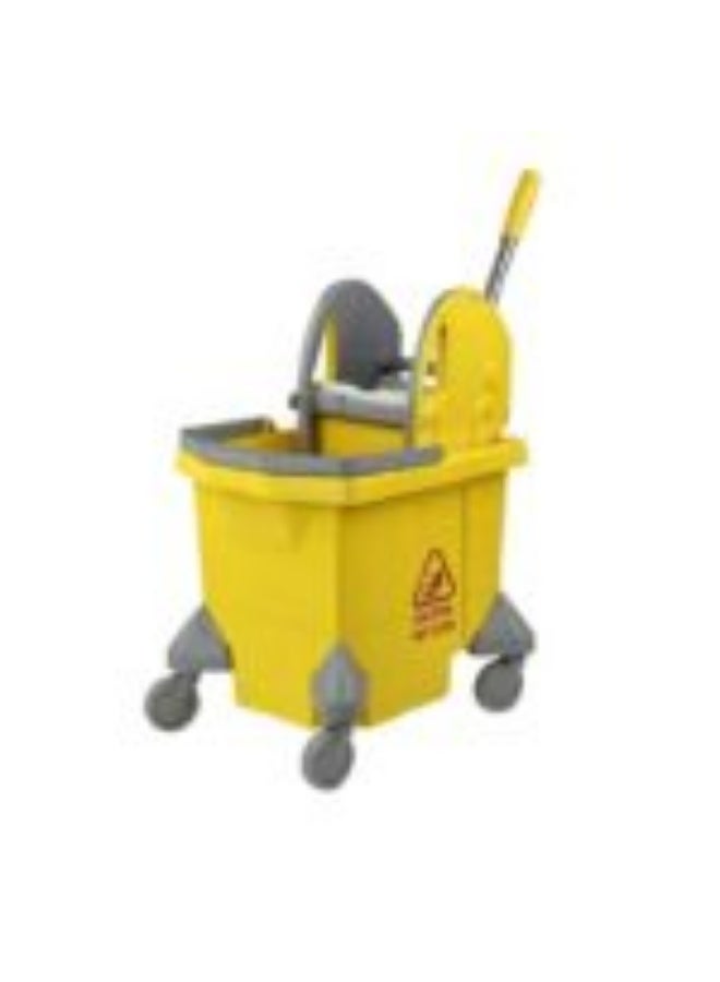 Gator Single Mop Bucket Trolley | 28LTR-Y - Image 1