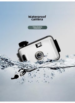 Generic 135 Retro Fool Film Waterproof Kids Camera Paperone Non Disposable Retro Film Camera-Color:White Purple Shell-official Standard  - Image 5