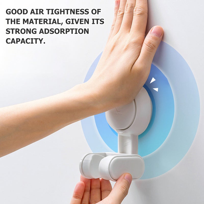 Shower Holder with Suction Cup, Durable and Adjustable for Wall Mounting - Image 4