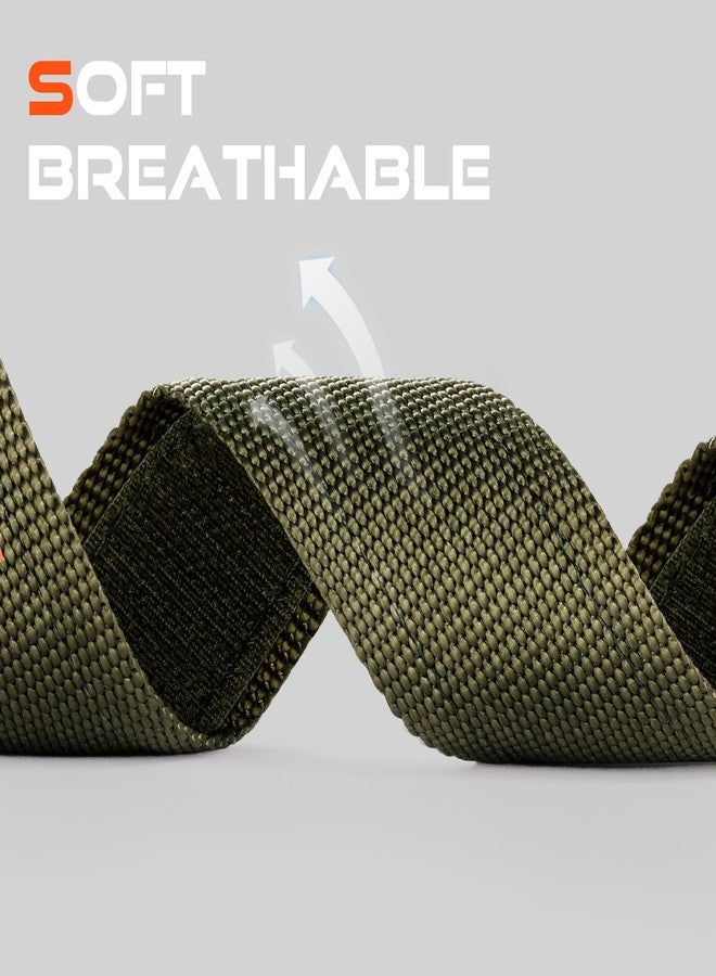 Bandletic سوار Bandletic متوافق مع ساعة سامسونج جالاكسي ووتش ألترا 47 مم، مزود بإبزيم مغناطيسي على شكل حرف V، مصنوع من النايلون الناعم والمسامي، سوار بديل قابل للتعديل لساعة جالاكسي ووتش ألترا للرجال. - Image 3