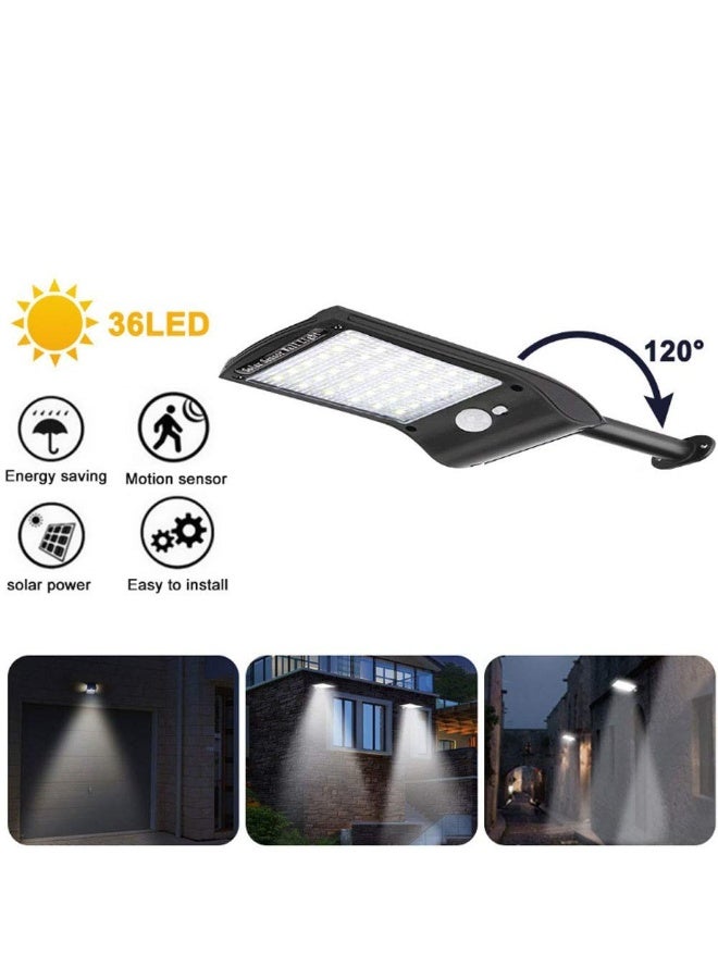 Bukela Remote Control Rotate Bracket Solar Street Light Black 17cm - Image 2