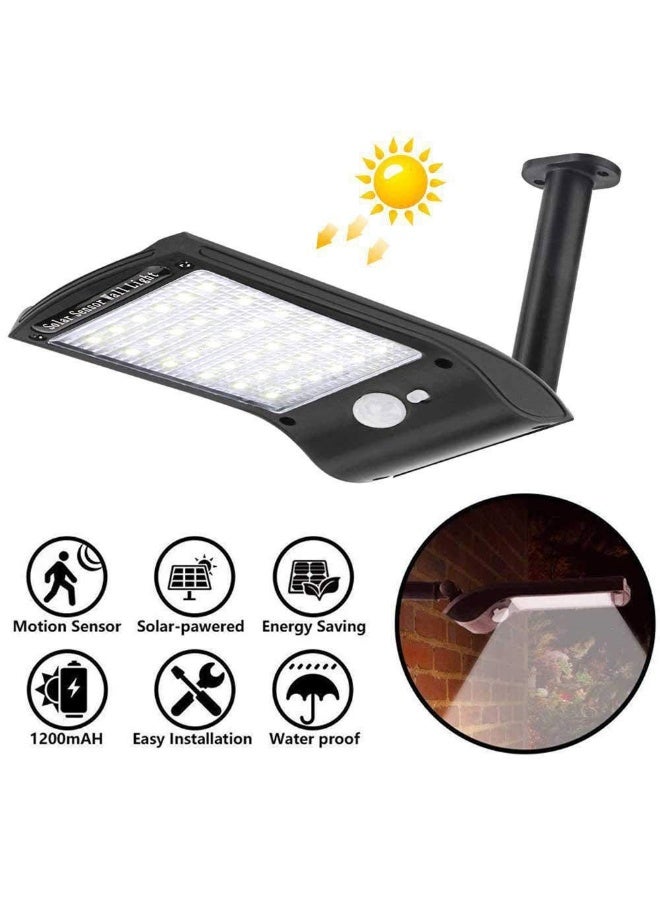 Bukela Remote Control Rotate Bracket Solar Street Light Black 17cm - Image 3
