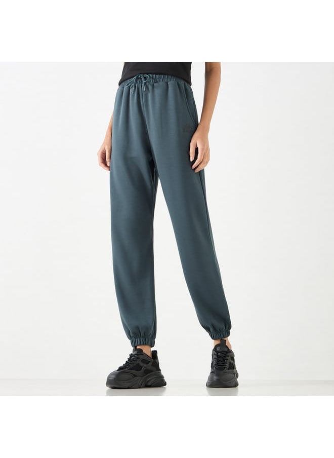 Kappa Kappa Solid Joggers with Pockets and Drawstring Closure  - Image 1