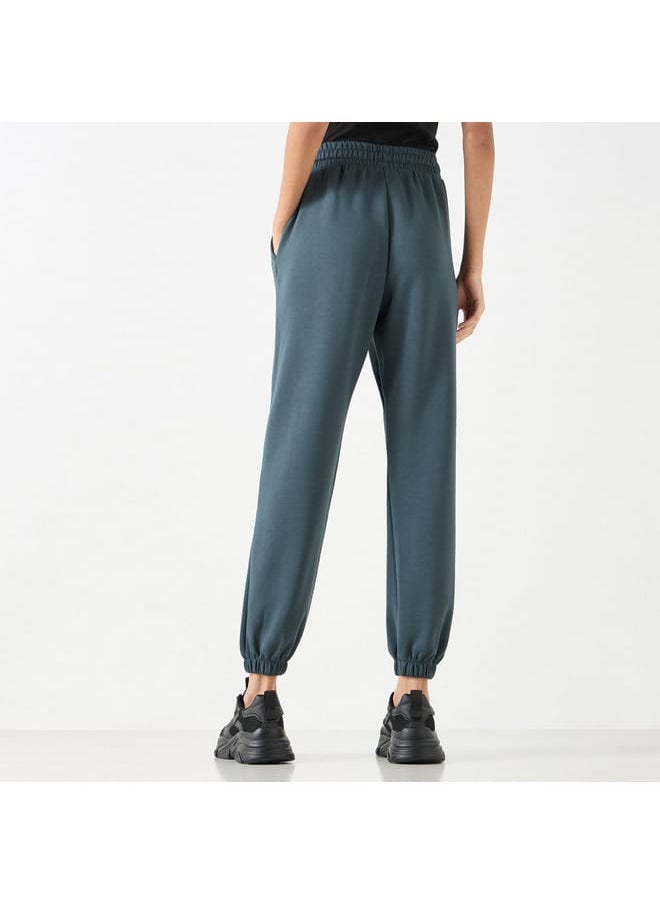 Kappa Kappa Solid Joggers with Pockets and Drawstring Closure  - Image 3