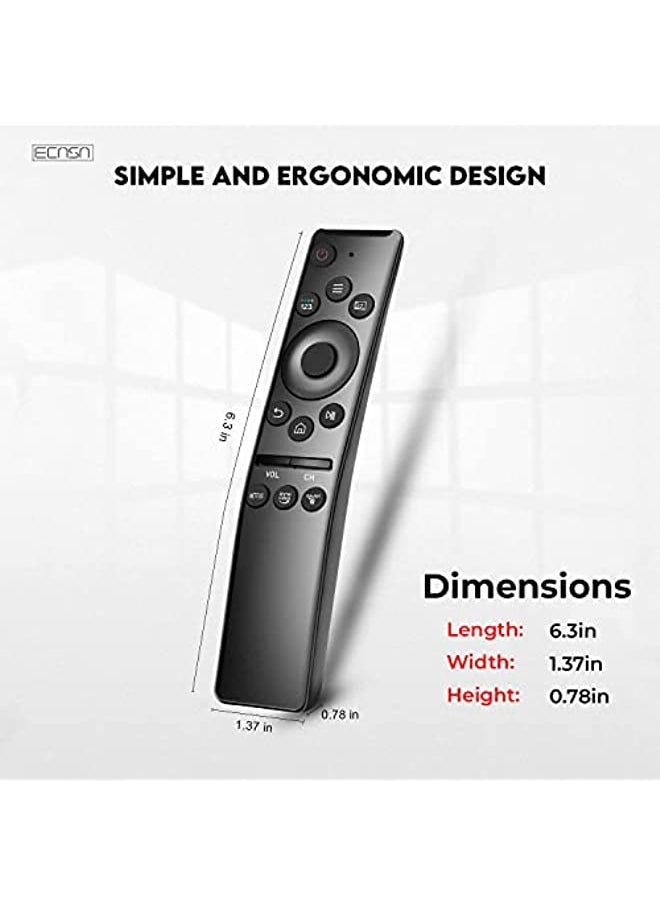 HuHa - ™ Universal Samsung Smart TV Remote Control fit All Samsung Smart,Remote Control Replacement for Samsung Smart TV HDTV 4K UHD Curved QLED with Netflix, Prime Video Buttons (Battery Included) - Image 1