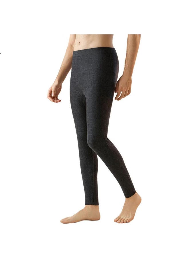 GUJIN 100% Pure Wool Pants, Men'S Thermal Underwear, Heat-Raising Fleece-Lined Thick Woolen Pants, Middle-Aged And Elderly Base Layer Pants, Autumn Pants - Image 1