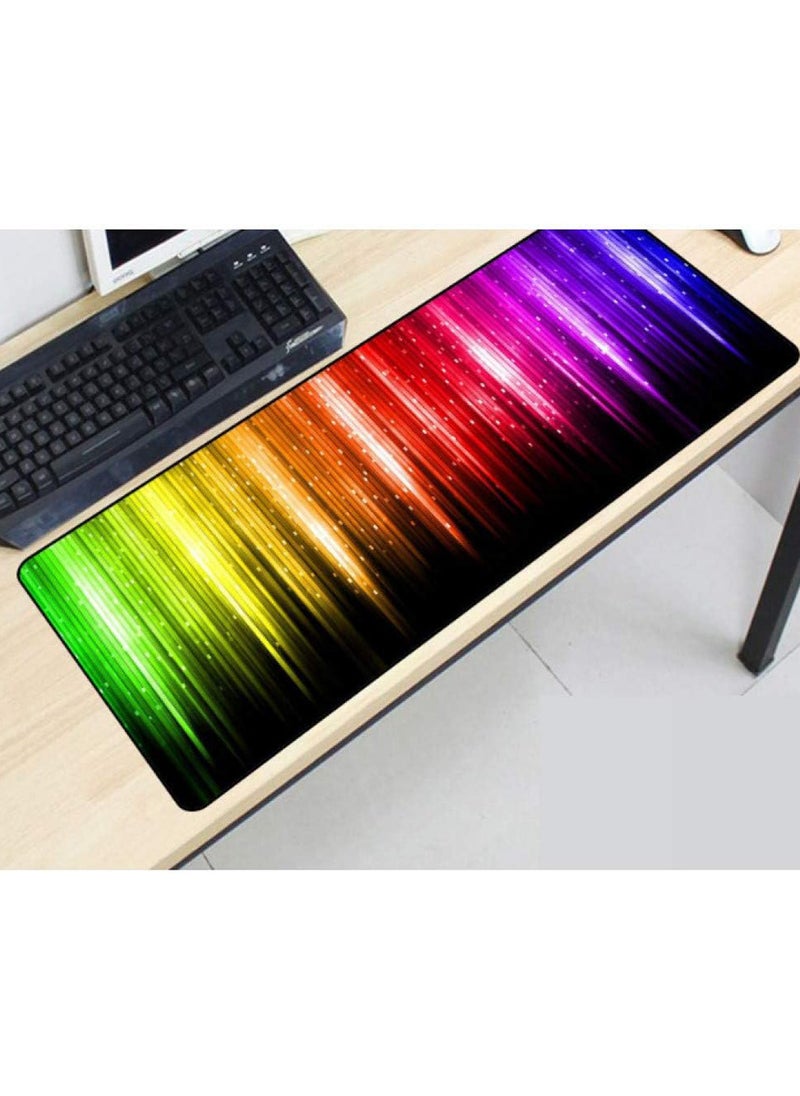 Generic - Large Mouse Pad, Attractive Art  Theme (70cm x 30cm x 2mm), HD Print Pattern Desk Mat, Extended Mouse Pad and Keyboard Mouse Pads, Waterproof Fabric Surface Mouse Pads for Office, Anti-Slip Rubber Base - Image 1
