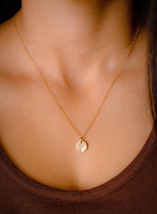 EFYTAL Baptism Gifts for Her, Dainty Gold Cross Necklace for Women, Confirmation Gifts for Teen, First Communion Gift - Image 2