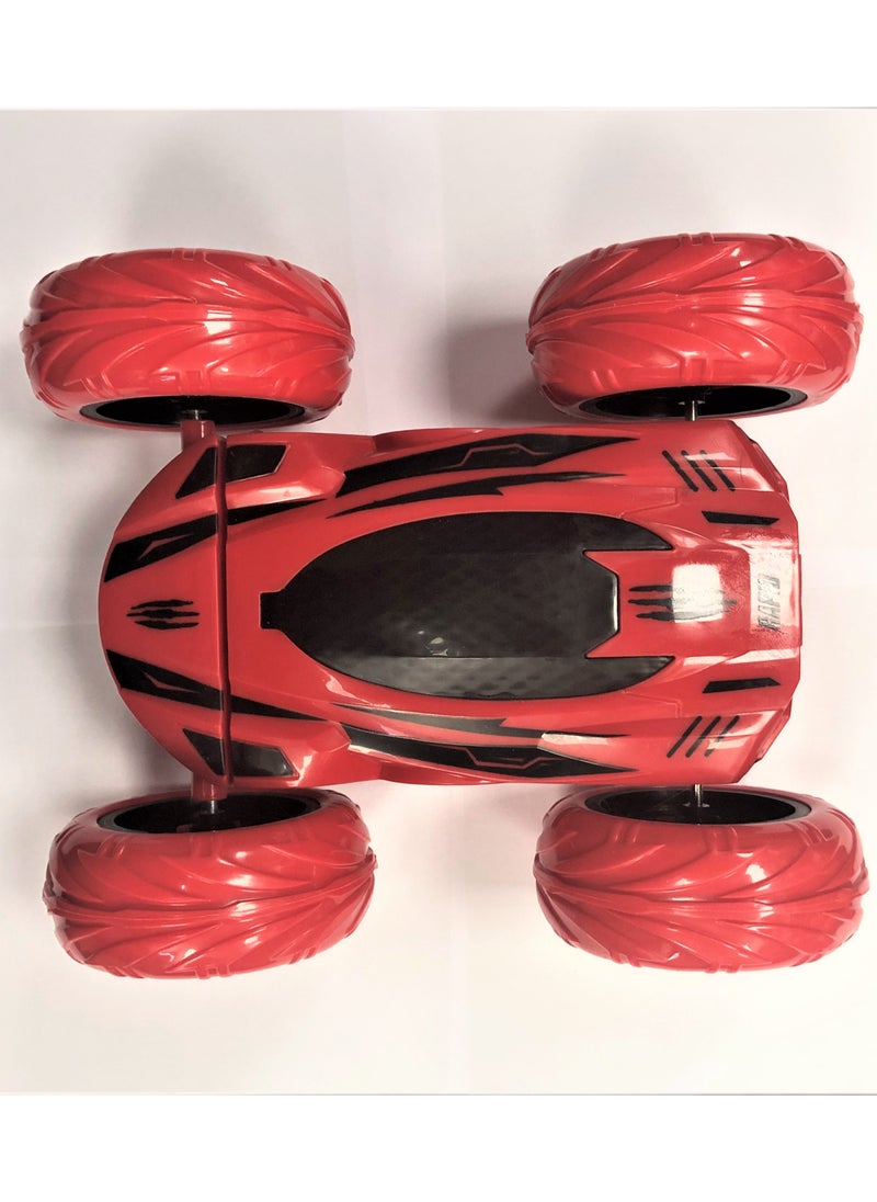 TOON TOYZ Double Rotation Stunt Car Toy with Remote Controller – High-Speed Red RC Car for Kids, Performs Amazing 360° Spins and Stunts, Perfect for Indoor and Outdoor Fun  - Image 5