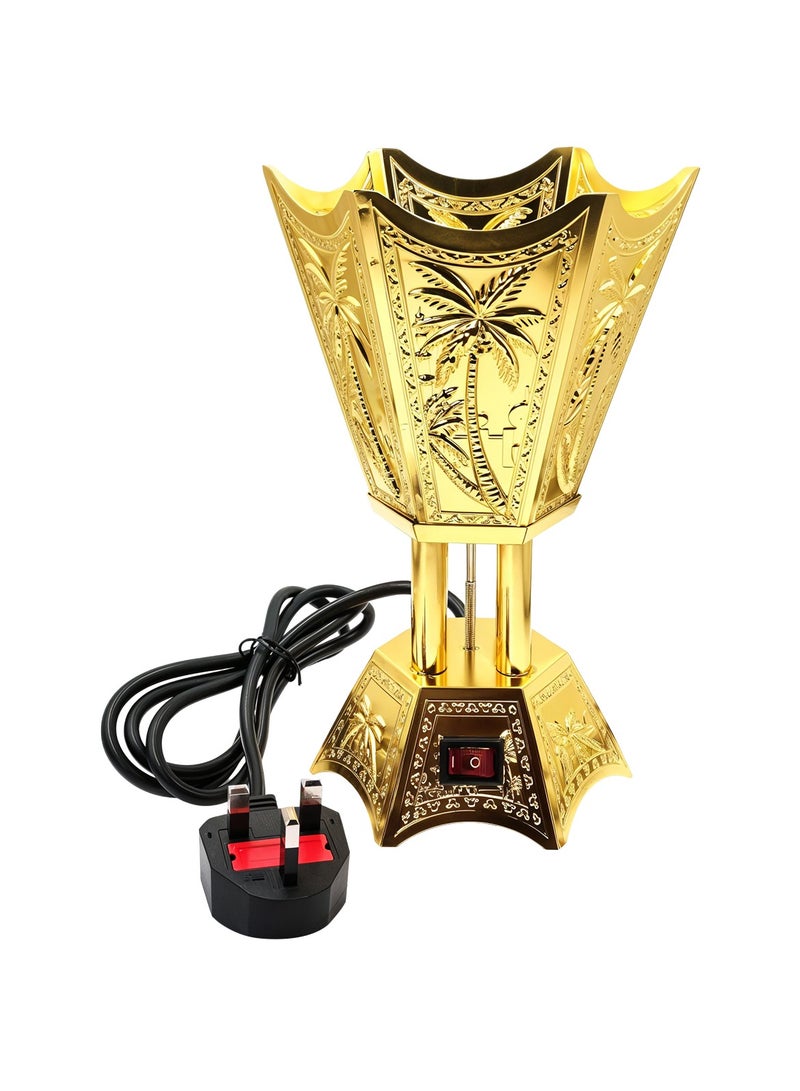 Electric Incense Burner DAC-70102, 40W Middle Eastern Style Bakhoor Burner with UK Plug, 220-240V Aromatherapy Diffuser for Home, Spa, Office, SH-171 - Image 1