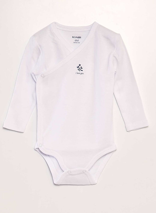 Kiabi pack of 3 bodysuits set(3 Pcs)  - Image 4