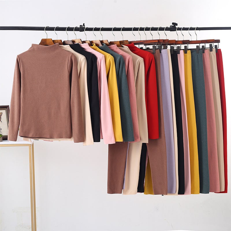 2022 New Winter Korean Style German Velvet Base Warm Suit High Collar Warm Large Size Women'S Winter Clothing Slimming Look And Locking Temperature - Image 5