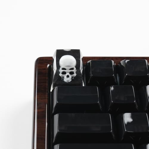 ULTRAEQUIP Artisan Keycaps Skull Resin Escape Custom 1U SA Prolfile Handmade for MX Switch Mechanical Keyboards Key Cap (Skull_Keycap) - Image 4