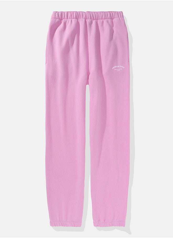 American Eagle سروال جوجر فضفاض برسومات AE  - Image 4