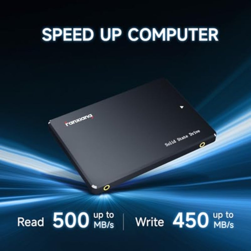 S101 512GB SSD SATA III 6Gb/s 2.5 Internal Solid State Drive for Laptop and PC Desktops, NAND Flash, 500MB/sec Read Speed, Black, Reliable Performance - Image 2