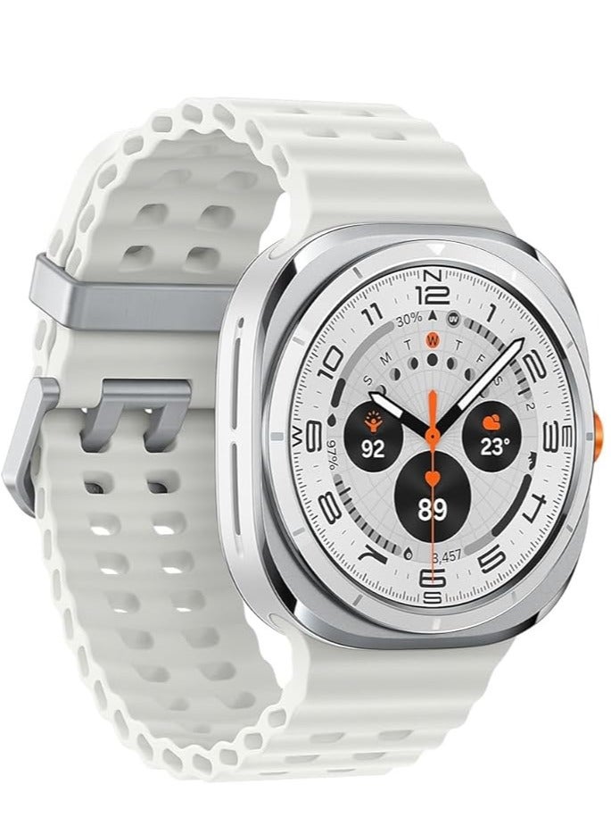 Smart Watch 7 Ultra Men Women NFC Compass IP68 Waterproof Heart Rate SpO2 Sport Smartwatch for Android IOS New (White) - Image 1