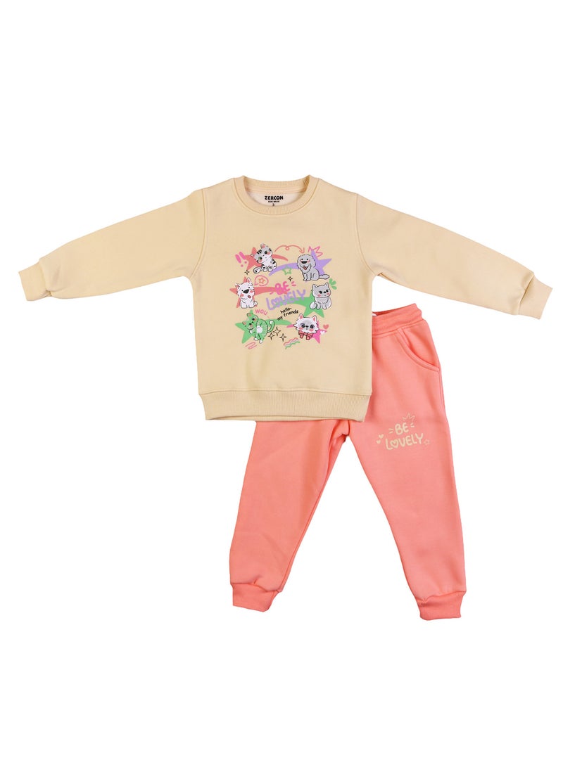 زيركون بيجامة شتوي بناتي - 2224 - Image 1