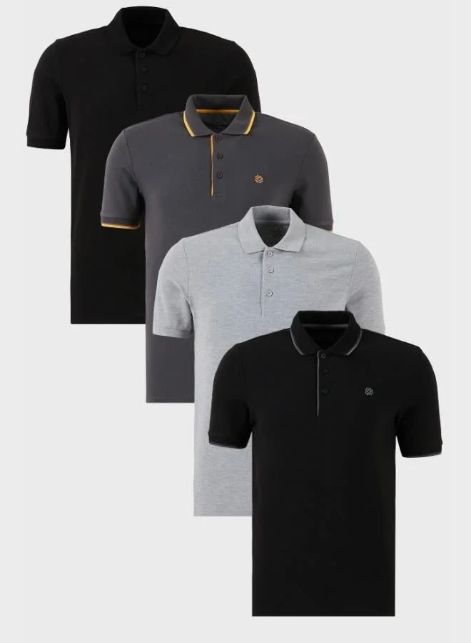 بوراتي قمصان بولو قطنية للرجال من بوراتي  قطع