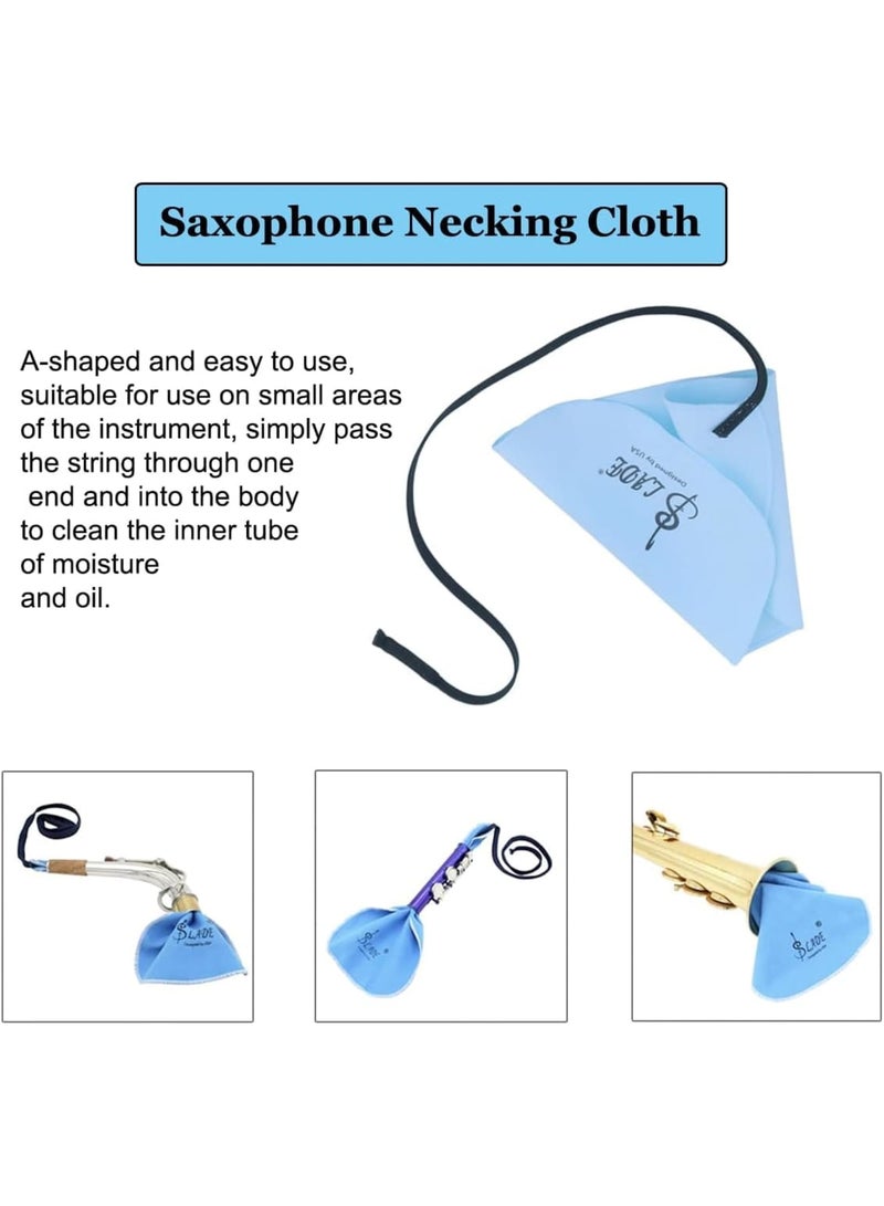 SYOSI Saxophone Cleaning Kit, 4 in 1 Saxophone Swab Set with Mouthpiece Brush and Cleaning Cloth for Alto Tenor Soprano Sax and Other Wind Woodwind Instruments, Easy to Use for Students and Professionals - Image 5