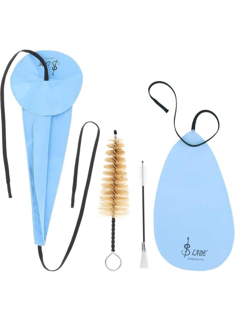 SYOSI Saxophone Cleaning Kit, 4 in 1 Saxophone Swab Set with Mouthpiece Brush and Cleaning Cloth for Alto Tenor Soprano Sax and Other Wind Woodwind Instruments, Easy to Use for Students and Professionals - Image 1