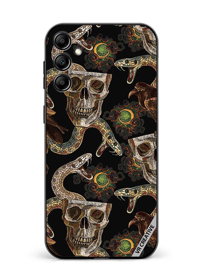 VR CREATIVE Protective Case Cover For Samsung Galaxy A34 Horror Art Design Multicolour - Image 1