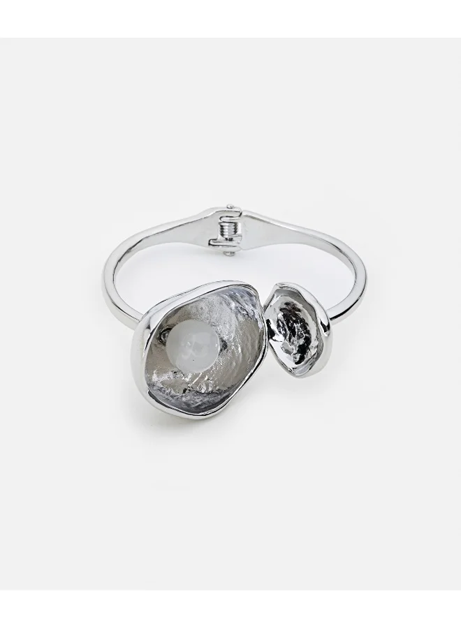 Ipekyol Metal Bracelet With Faux Pearl