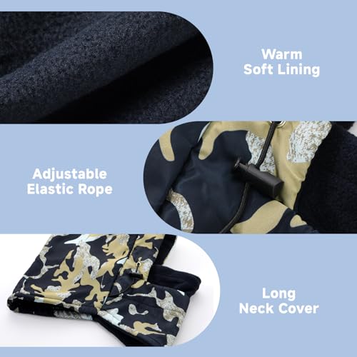 Clothclose Balaclava Ski Mask for Men, Lining Windproof Ski Face Mask for Women, Adjustable Winter Cold Weather Face Cover - Image 4