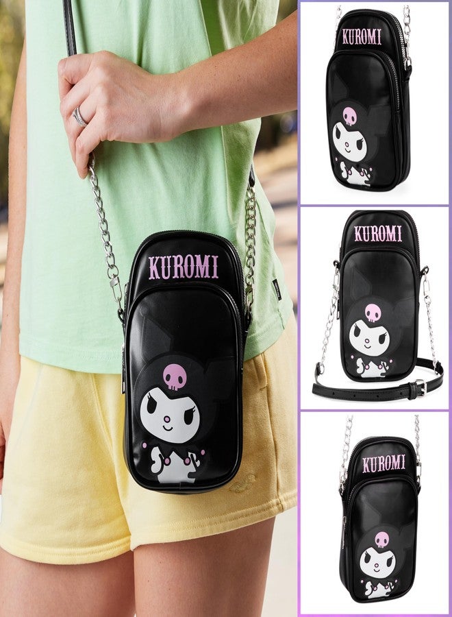 Get Trend Kuromi Girls Cross body Phone Bag (Black Kuromi) - Image 5