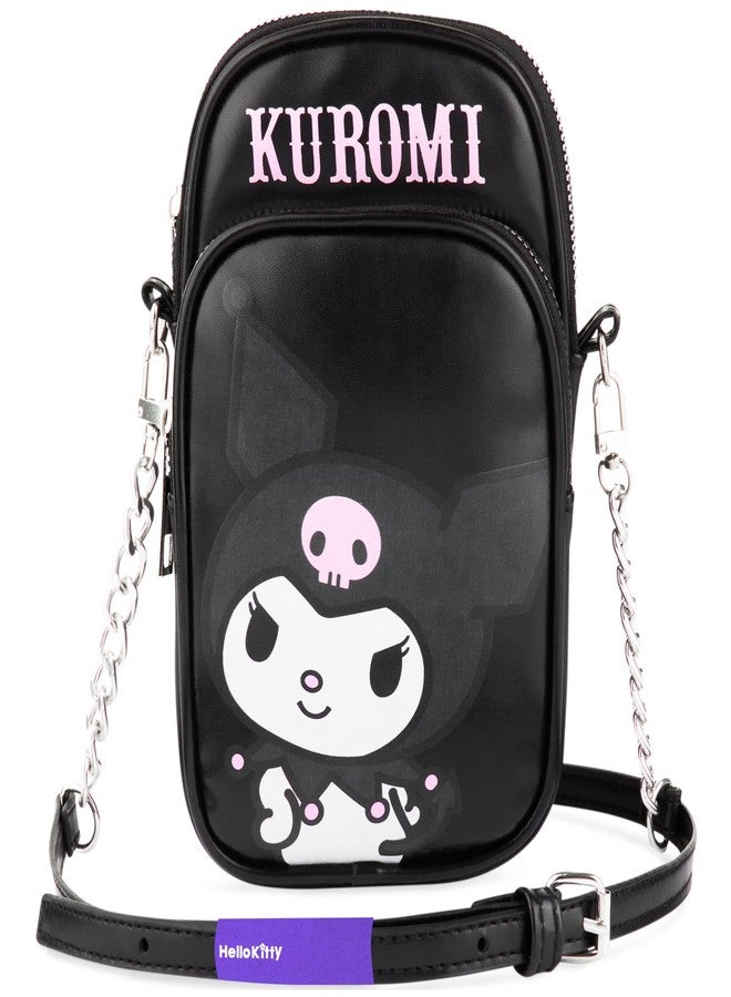 Get Trend Kuromi Girls Cross body Phone Bag (Black Kuromi) - Image 1