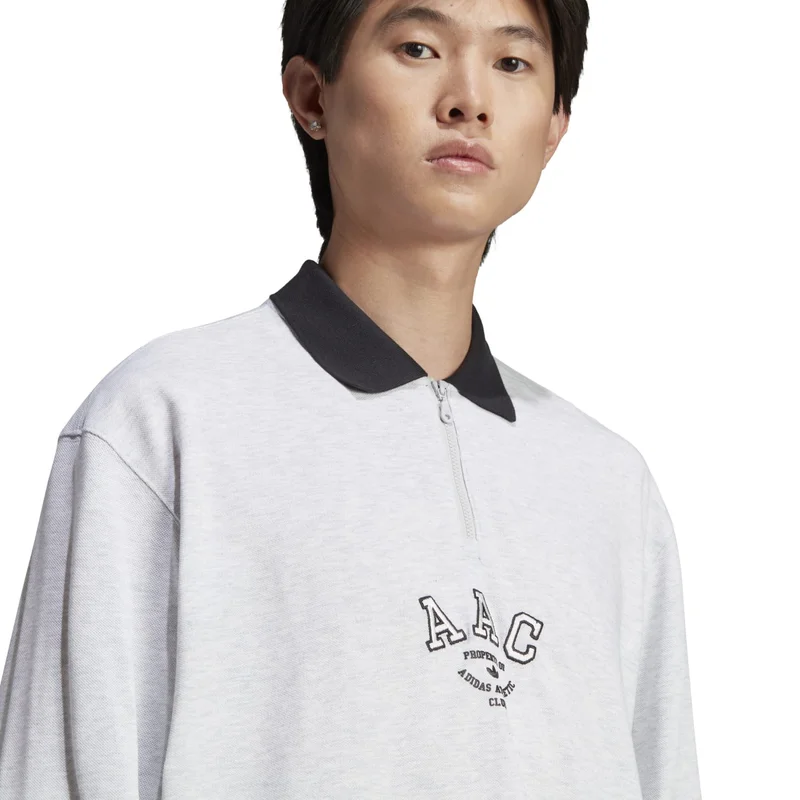 Adidas adidas HACK AAC POLO S Grey Originals Men T-SHIRTS