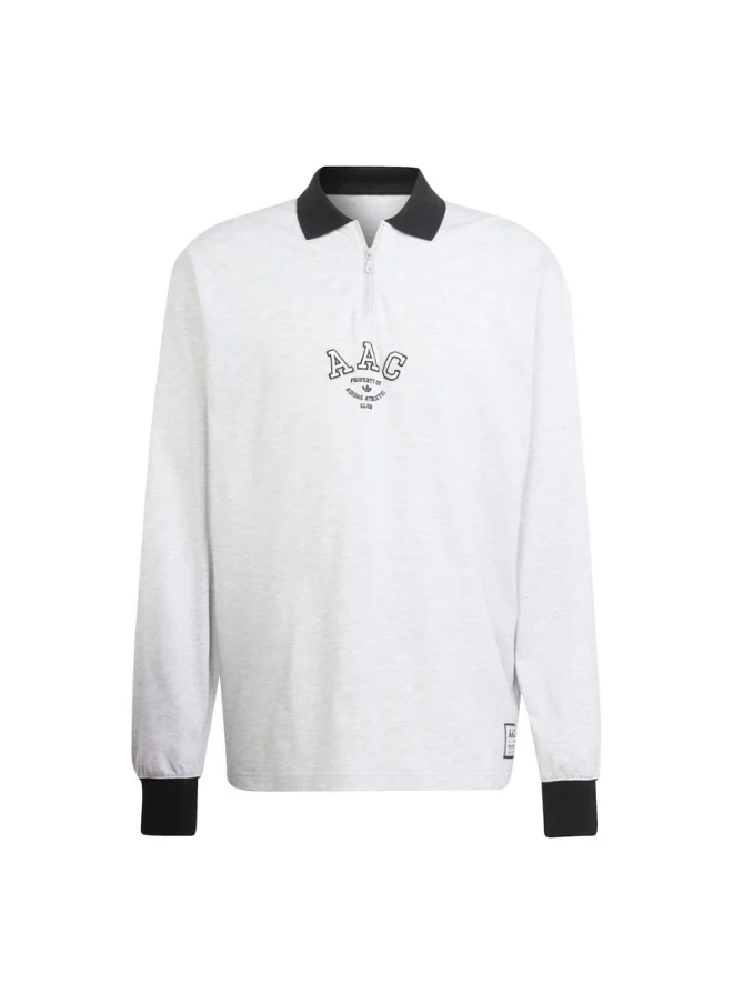 اديداس adidas HACK AAC POLO S Grey Originals Men T-SHIRTS