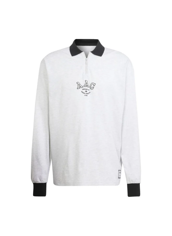 اديداس adidas HACK AAC POLO S Grey Originals Men T-SHIRTS