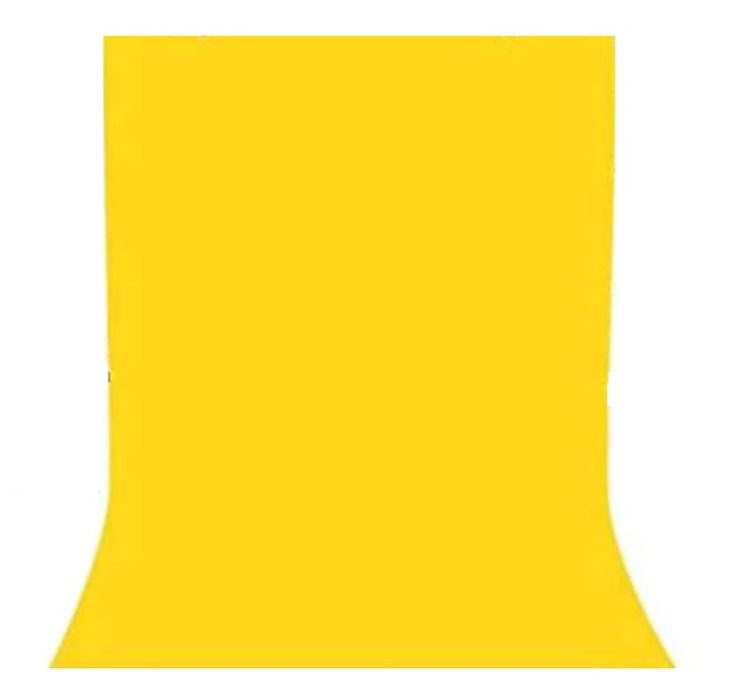 Stookin® 8 x10.5 FT Yellow Polyester Cloth Backdrop Photo Light Studio Photography Background For Haldi Ceremony Photoshoot and Many More Party Background Location Background Cloth For Background Decoration - Image 1