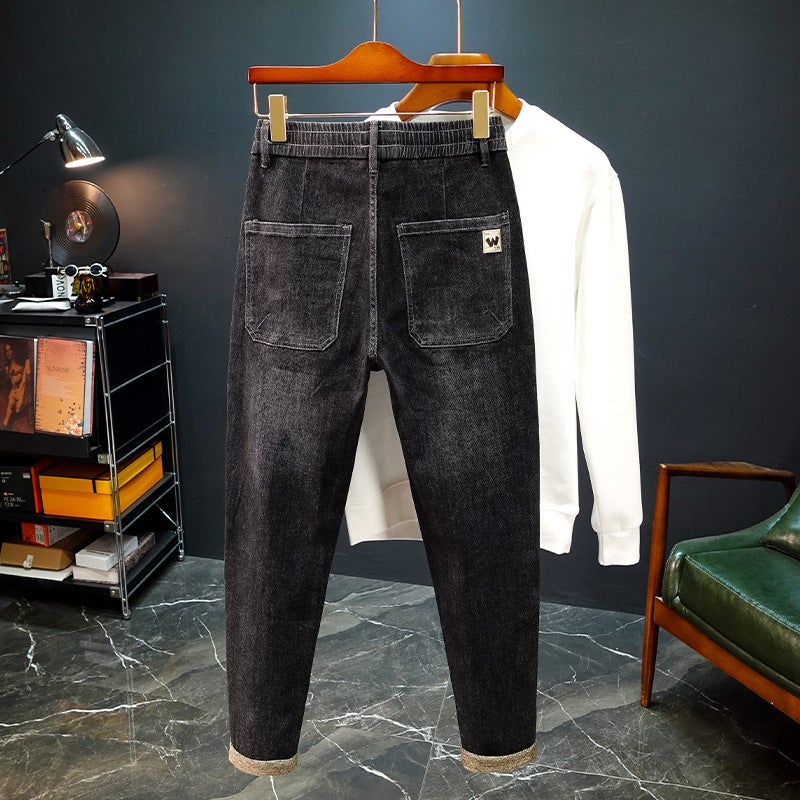 Unisex Classic Denim Jeans Loose Fit Daily Outdoor Wear - Image 1