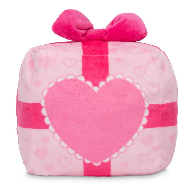TeeTurtle Cat Valentine's Day Present Reversible Plushie - 4-Inch Two-Sided Flip Plush Toy with Embroidered Details - Cute Mini Collectible Plush for Kids, Teens, and Adults - Image 2