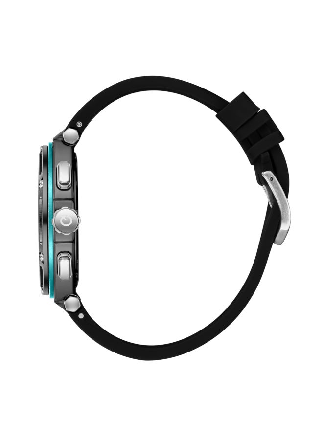 كوانتوم ساعة كرونوغراف سيليكون للرجال . -  مم - Image 3