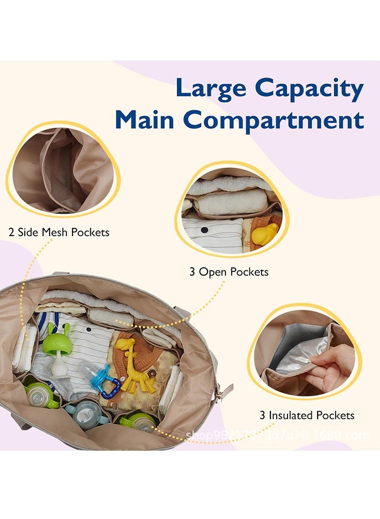 New diaper bag handbag large capacity travel diaper bag delivery hospital bag with pacifier box - Image 4
