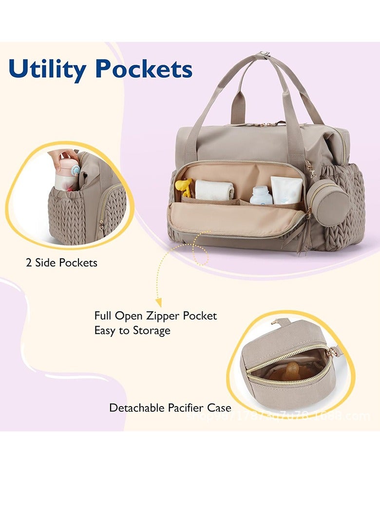 New diaper bag handbag large capacity travel diaper bag delivery hospital bag with pacifier box - Image 3