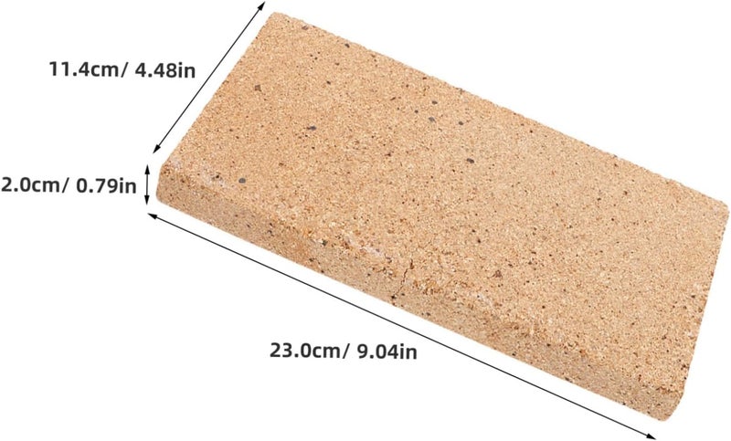 Garneck High Temperature Fireproof Brick for Wood Stove and Fireplace Insulation Lightweight Refractory Clay 1 Piece for BBQ and Soldering Applications - Image 2