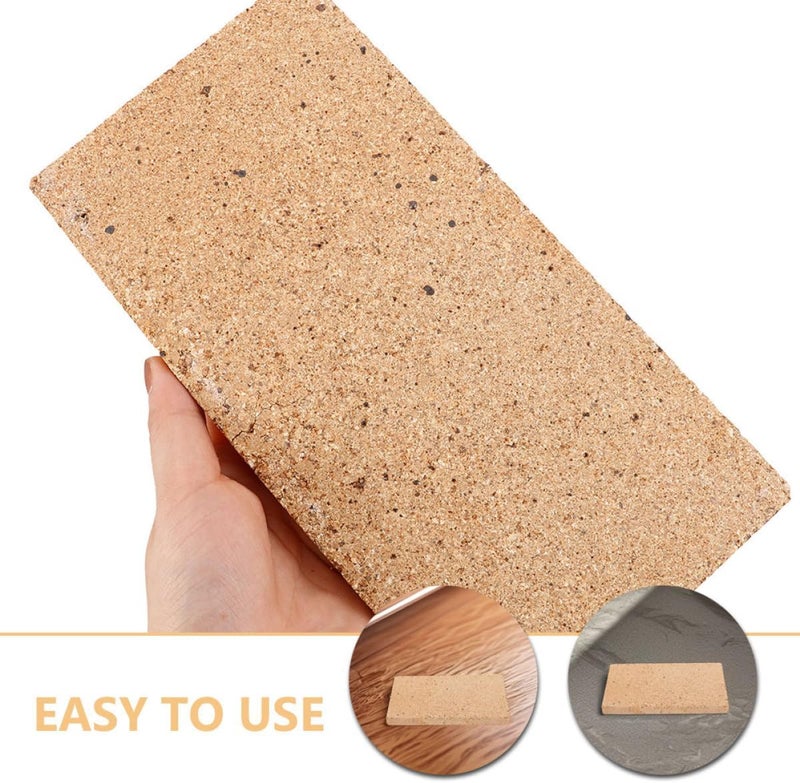 Garneck High Temperature Fireproof Brick for Wood Stove and Fireplace Insulation Lightweight Refractory Clay 1 Piece for BBQ and Soldering Applications - Image 3