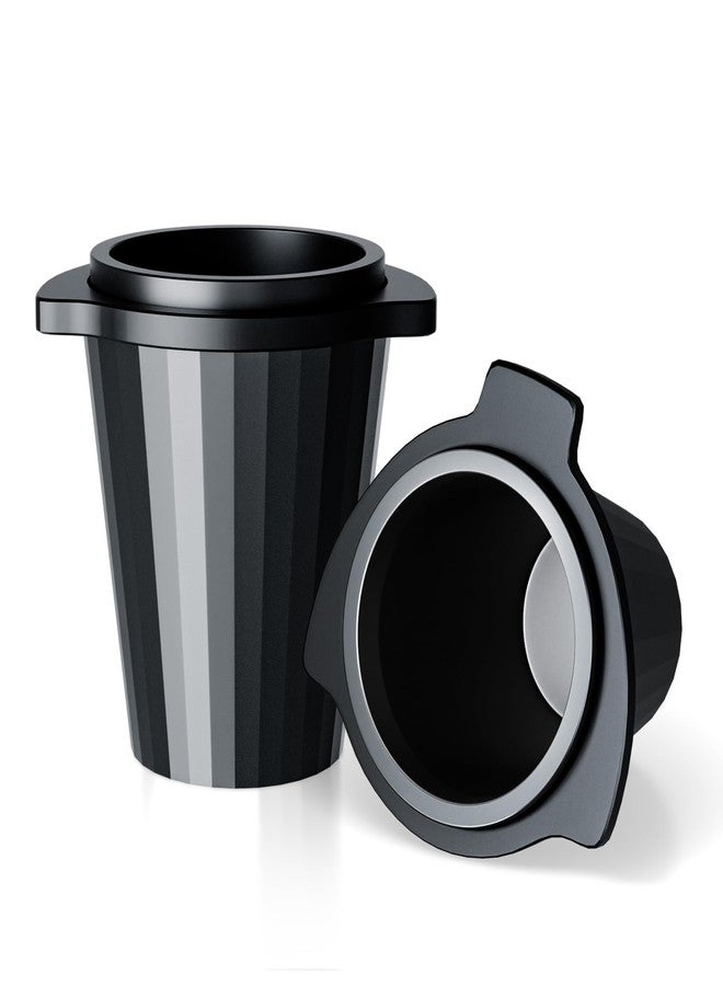 Dioomod 54mm Portafilter Dosing Cup, Aluminum Alloy with Grinder-Activating Ring & Anti-Static Coating Fits Breville 54mm Machines, Espresso Barista Accessories (53.3mm, Black) - Image 1