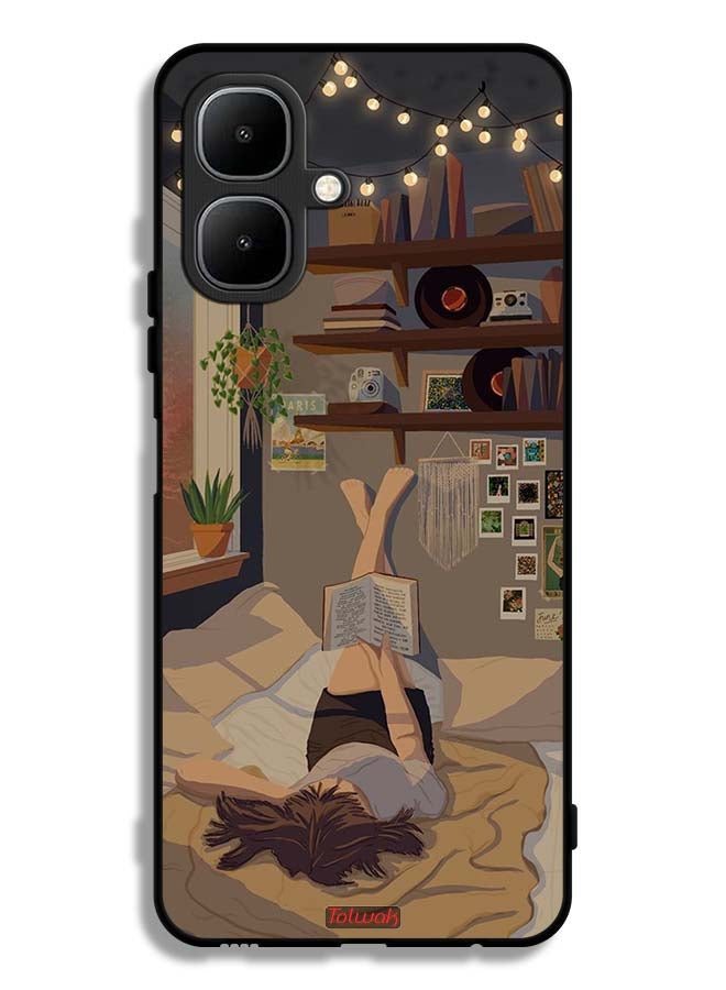 Tolwak Tecno Pop 10 Protective Case Cover Studying Art
