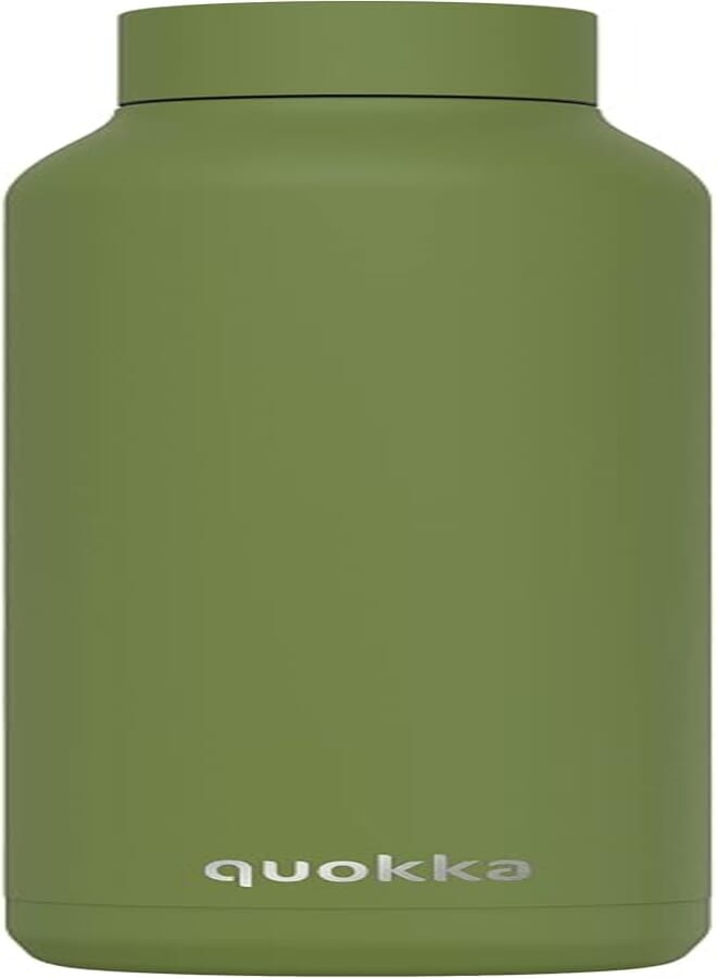 QUOKKA THERMAL SS BOTTLE SOLID OLIVE GREEN 630 ML
