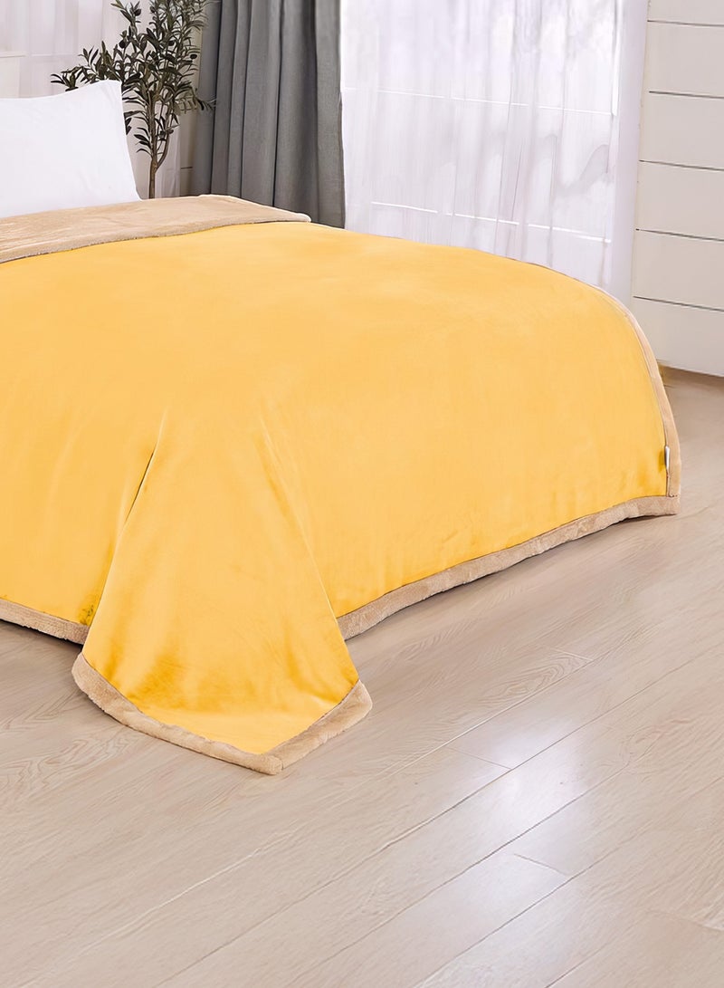 أورز بطانية فرو شتوية 220*240 سم دافئة بلون جذاب توفر لك دفئًا إضافيًا خلال ليالي الشتاء الباردة - Image 2